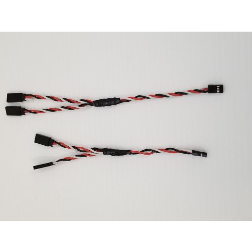 20AWG Ultra HD Y Extentions x 150mm with JR type connectors