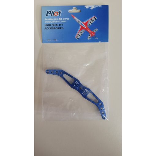 3.5" Double Servo Arm for Futaba (Blue)