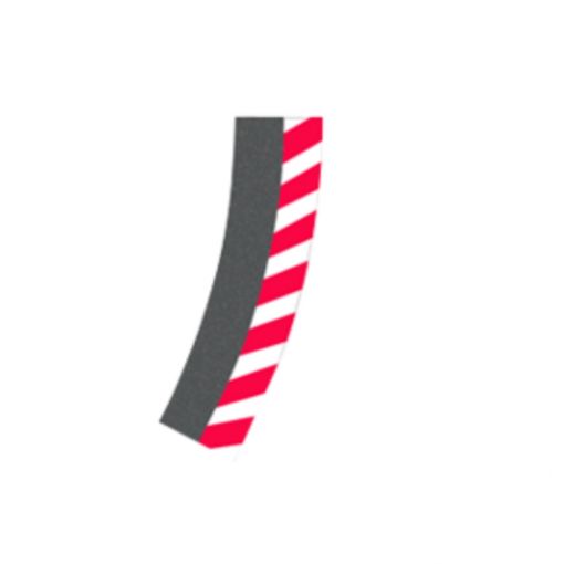 Outside shoulder high banked curve 2/30° (6), end piece (2)