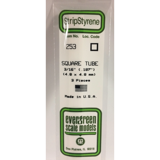 Square Tubing 3/16" (3)