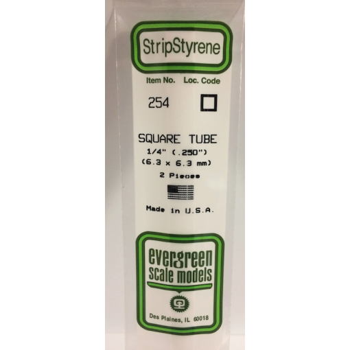 Square Tubing 1/4" (2)