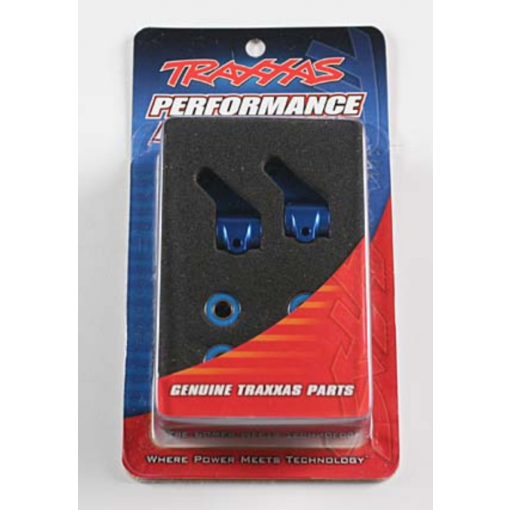Traxxas Aluminum Steering Blocks w/Ball Bearings (Blue) (2) - TRA3636A