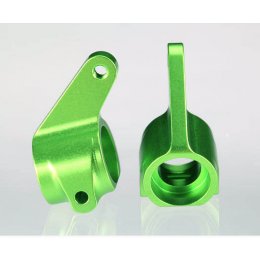 Traxxas Aluminum Steering Blocks w/Ball Bearings (Green) (2) - TRA3636G