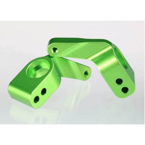 Traxxas Aluminum Stub Axle Carriers (Green) (2) - TRA3652G