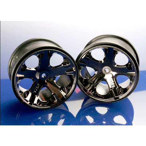 Wheels, All-Star 2.8' (Black Chrome) (Electric Rear) - TRA3772A