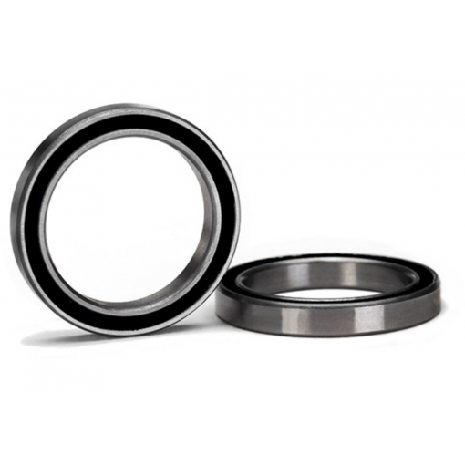 Ball Bearing Black Rubber Sealed 20x27x4 mm (2)