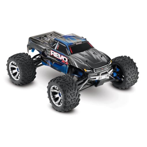 1/10 Revo 3.3 4WD Nitro Truck RTR w/ TSM; Blue - TRA53097-3BLUE