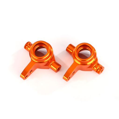 Aluminum Steering Block Set (Orange) (2)