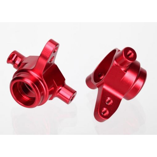 Aluminum Steering Block Set (Red) (2)