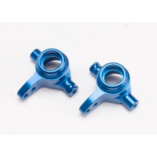 Aluminum Steering Block Set (Blue) (2)
