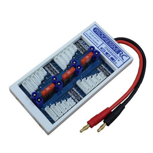Safe Parallel Charge Board for 2 to 6S JST-XH & EC3