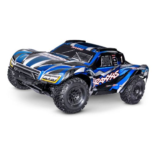 1/8 Maxx Slash - Blue - 4WD Brushless Short Course Truck - 102076-4