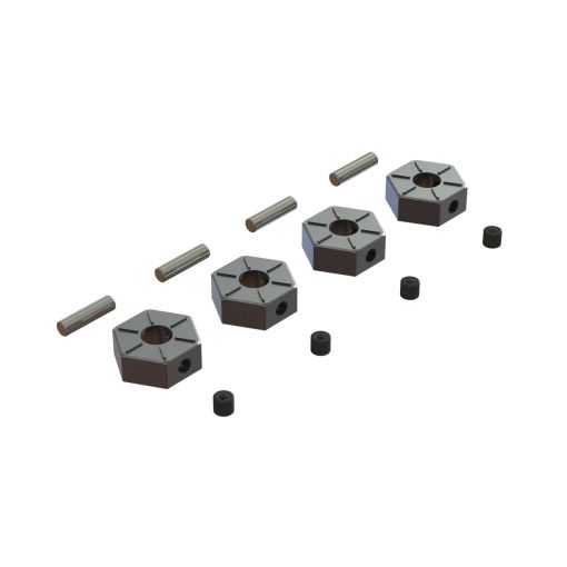 AR310816 Wheel Hex Metal 12mm (4) - ARAC9473
