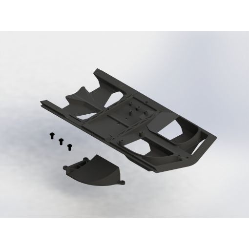 AR320346 High Airflow Center Skidplate Set Nero