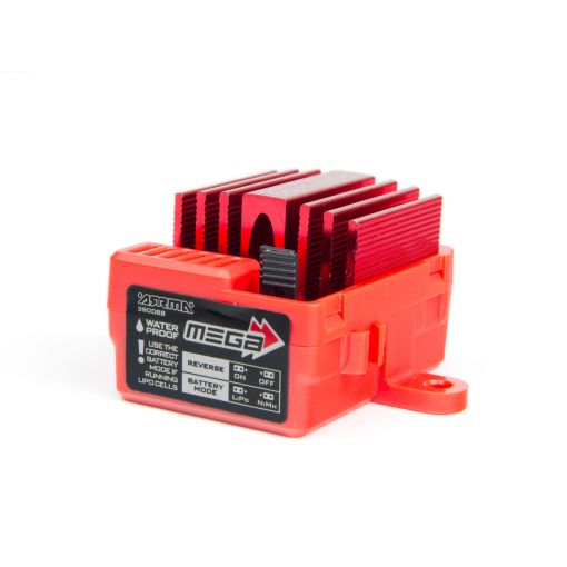 AR390068 Mega 12T Brushed ESC (Red) - Dean connector - ARAM1005
