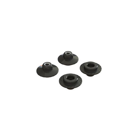 AR708007 Flanged Lock Nut 5x8mm (4) - ARAC9698