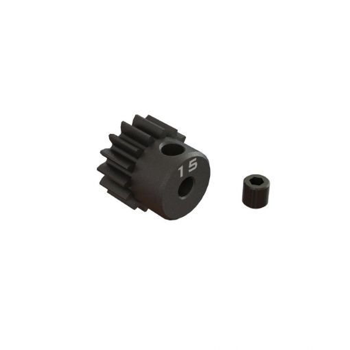 Arrma 0.8 Mod CNC Steel Pinion Gear (3.2mm Bore) (15T) - ARA311077