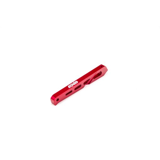 Rear Center Chassis Brace Aluminum 87mm Red - ARA320566