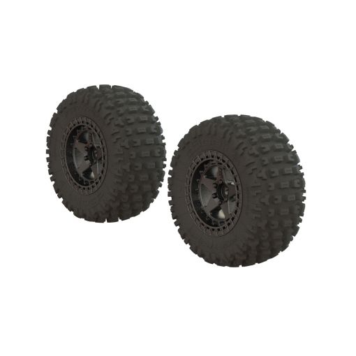 Dboots 'Fortress SC' Tire Set Glued Gun Metal (2) - ARA550087
