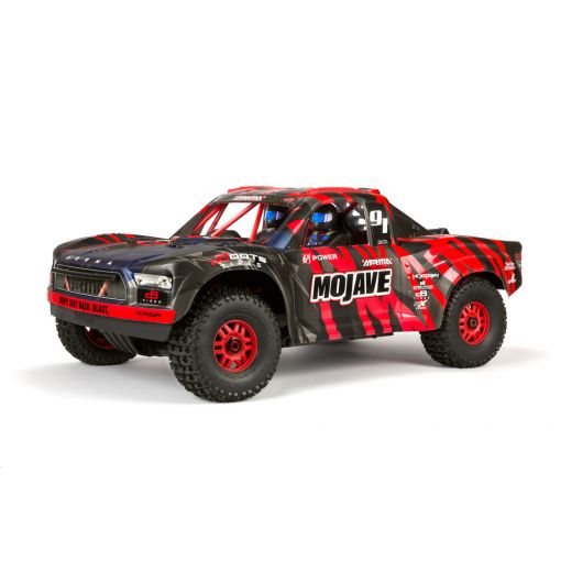1/7 MOJAVE V2 6S 4WD BLX Desert Truck RTR Red/Black - ARA7604V2