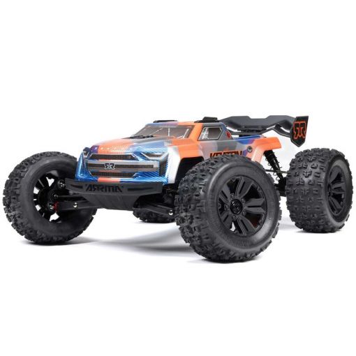 1/8 KRATON - Blue/Orange - 4X4 6S BLX BRUSHLESS V6 SPEED TRUCK RTR - ARA8608V6