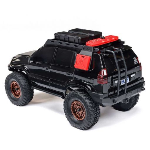 1/24 Lexus GX470 - Black - SCX24 4X4 RTR Brushed Rock Crawler (Battery & Charger Included) - AXI-1532T3