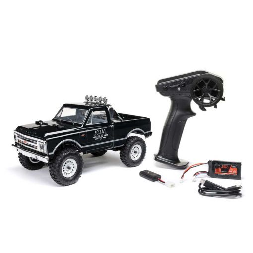 1/24 SCX24 1967 Chevrolet C10 - Black - 4WD Truck RTR - AXI00001V2T4