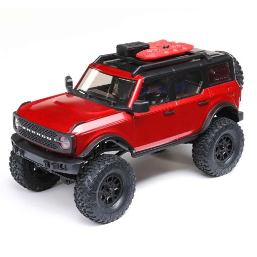 1/24 SCX24 2021 Ford Bronco 4WD Truck RTR, Red