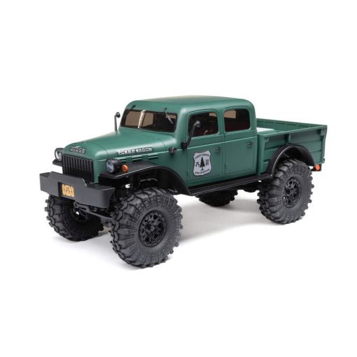 1/24 SCX24 40's 4 Door Dodge Power Wagon, Green