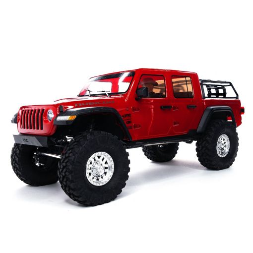 1/10 SCX10 III Jeep JT Gladiator w/Portals RTR Red - AXI03006T2