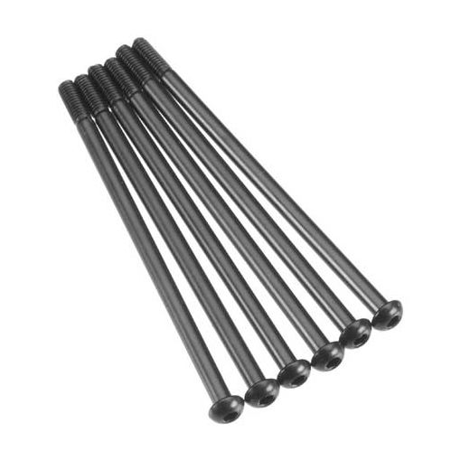 AXA0128 Hex Sckt Button Hd Screw Shaft M3x61mm Blk - AXA0128