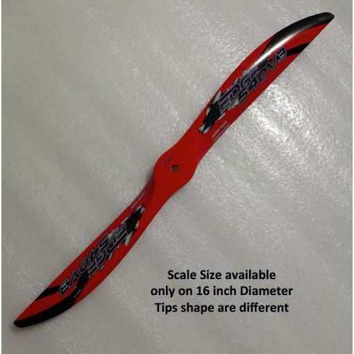 16X10 scaled propeller - Red