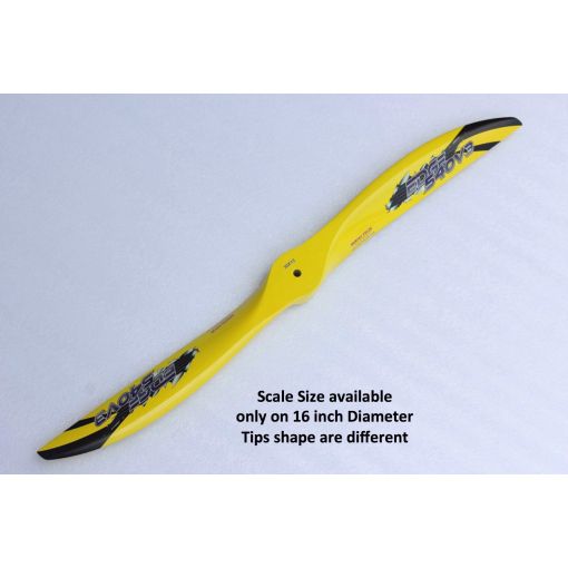 16x10 Scaled propeller - Yellow