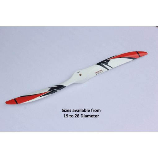 23x10 3D propeller - White-Red