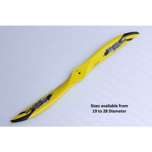 24x10 3D propeller - Yellow
