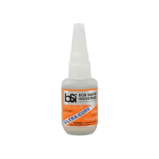 BSI Ultra-Cure Medium CA Tire Glue w/Pin Cap - BSI130