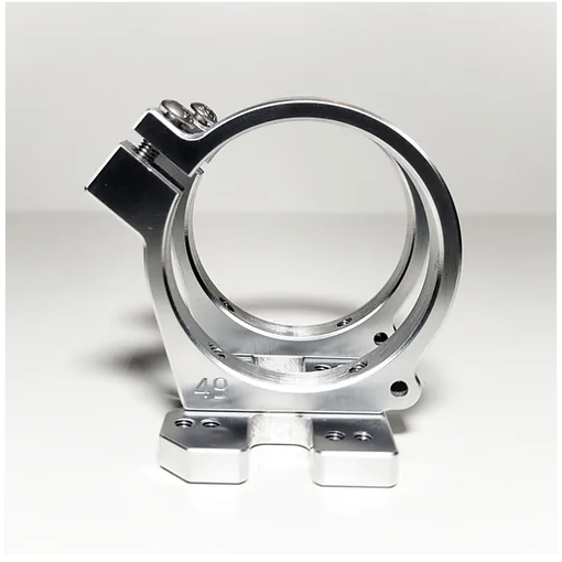 Motor mount KC RC (49mm) - Traxxas Sledge 6s (argent)