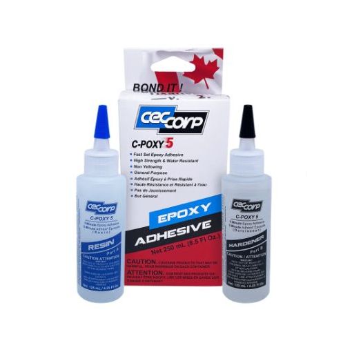 CECCORP C-Poxy 5, 5 min Epoxy Glue Kit (8.5 oz) - CECE-000016