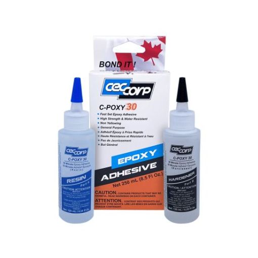 CECCORP C-Poxy 30, 30 min Epoxy Glue Kit (8.5 oz) - CECE-000023