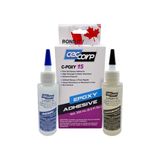 CECCORP C-Poxy 15, 15 min Epoxy Glue Kit (8.5 oz) - CECE-000795
