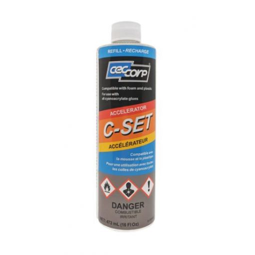 CECCORP C-Set CA Glue Accelerator Refill - Foam Safe (16 oz) - CECS-000887