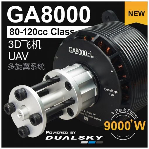 Dualsky 160kV, 1150g, 8200W - GA8000.8