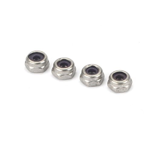 SS Nylon Lock Nuts,6-32 - 4 pcs