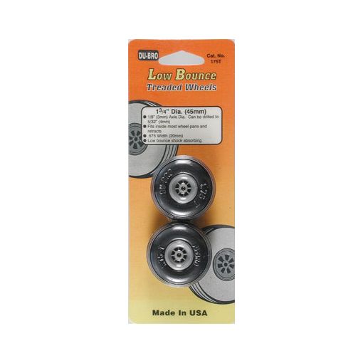 TREADED WHEELS 1-3/4" (2)