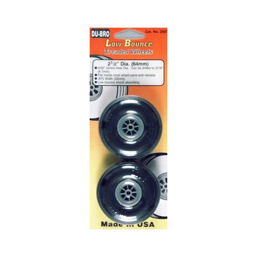 TREADED WHEELS 2-1/2" (2)