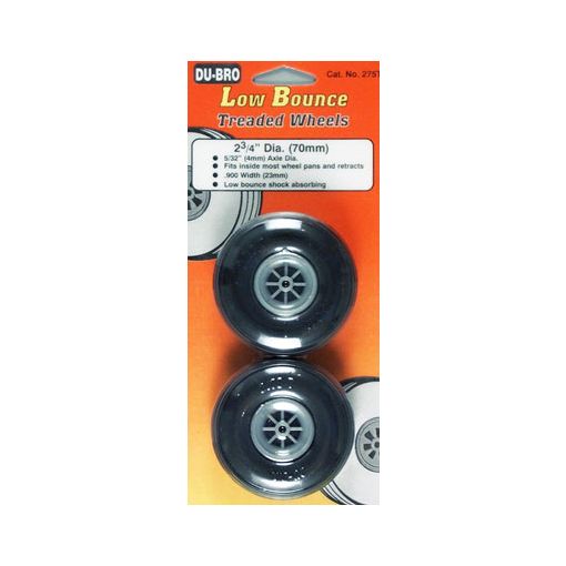 TREADED WHEELS 2-3/4" (2)