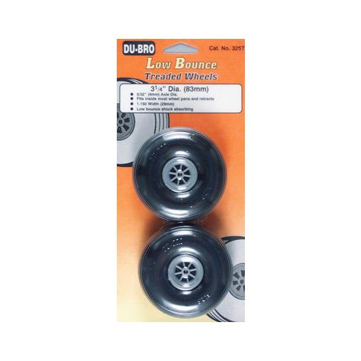 TREADED WHEELS 3-1/4" (2)