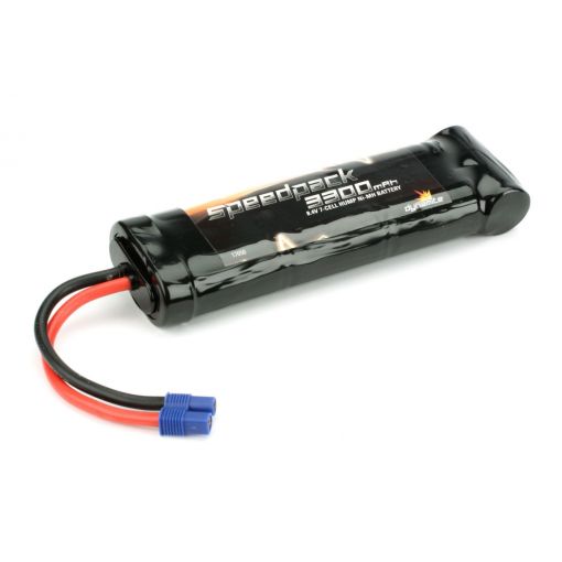 3300mAh Ni-Mh 7-Cell Flat with EC3 Conn - Speedpack