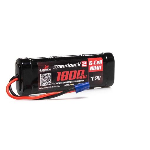 SPEEDPACK2 7.2V 1800MAH 6 CELL NiMH, FLAT EC3