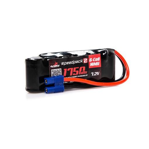 SPEEDPACK2 7.2V 1750MAH 6C NiMH FLAT,EC3: MINIS